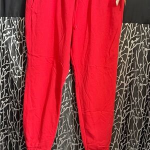 all in motion Red Track Joggers